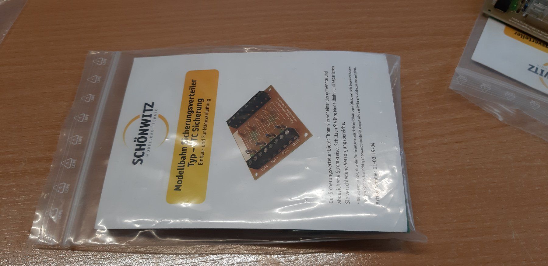 Stromzufuhr: Modellbahn Sicherungsverteiler – Neu und originalverpackt aus Muttenz von Iwan1