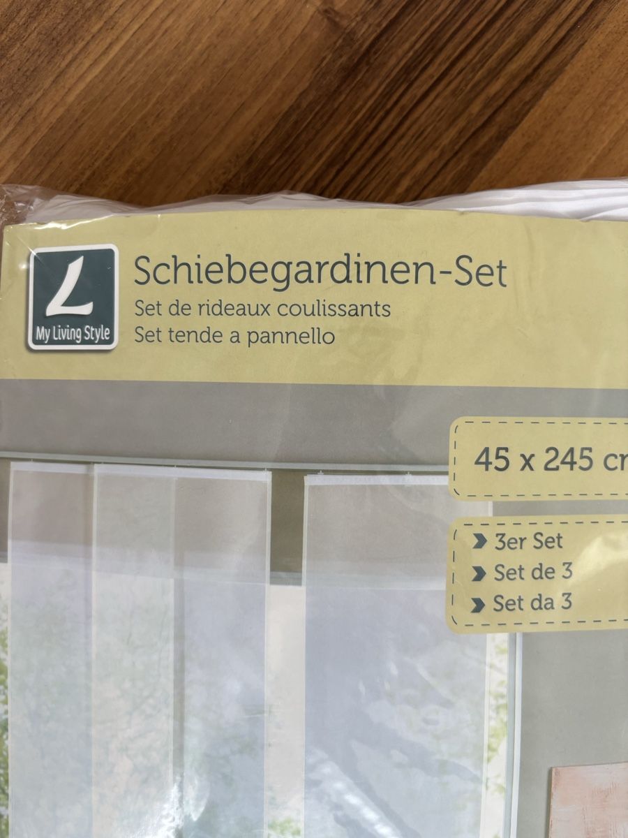 Tende: Schiebegardinenset 3er Pack – Nuovo e nell'imballaggio originale da Büsserach venduto da Zimtstaernli19 1