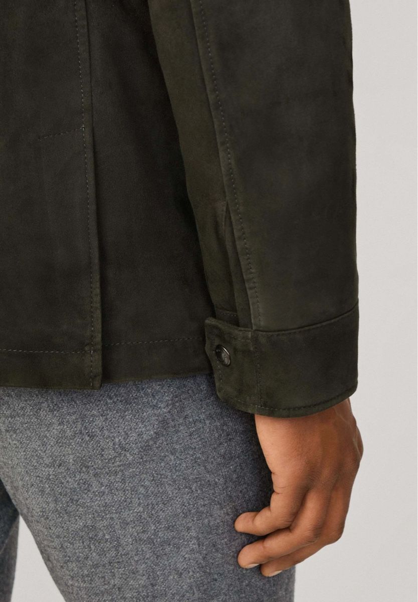 Hackett Giacche: Hackett London Lederjacke - forest night green – Nuovo e nell'imballaggio originale da Wittenbach venduto da bes_k8vr 4