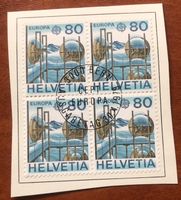 4 er Block Nr.631 mit Papier Stempel Bern   