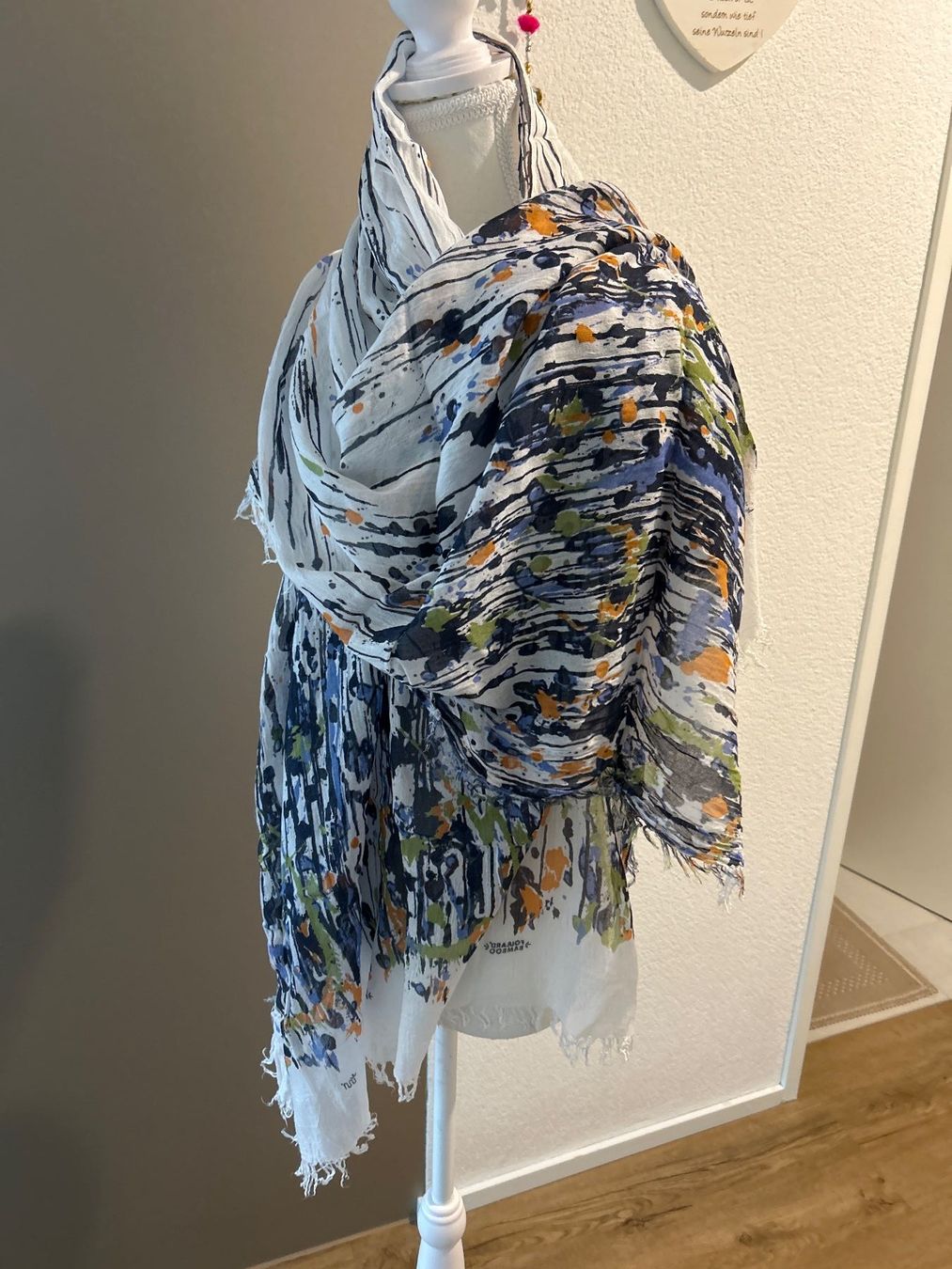 Foulard & Sciarpe: Foulard BAMBOO weiss /bunt – Nuovo (secondo la descrizione) da Brunnen venduto da Nala2929 1