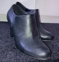 schwarze ankle boots Herbstschuhe mit Absatz gr 38