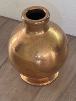 Vase Art Déco Saint-Prex ca. 1930 – Craquelé Doré Rare