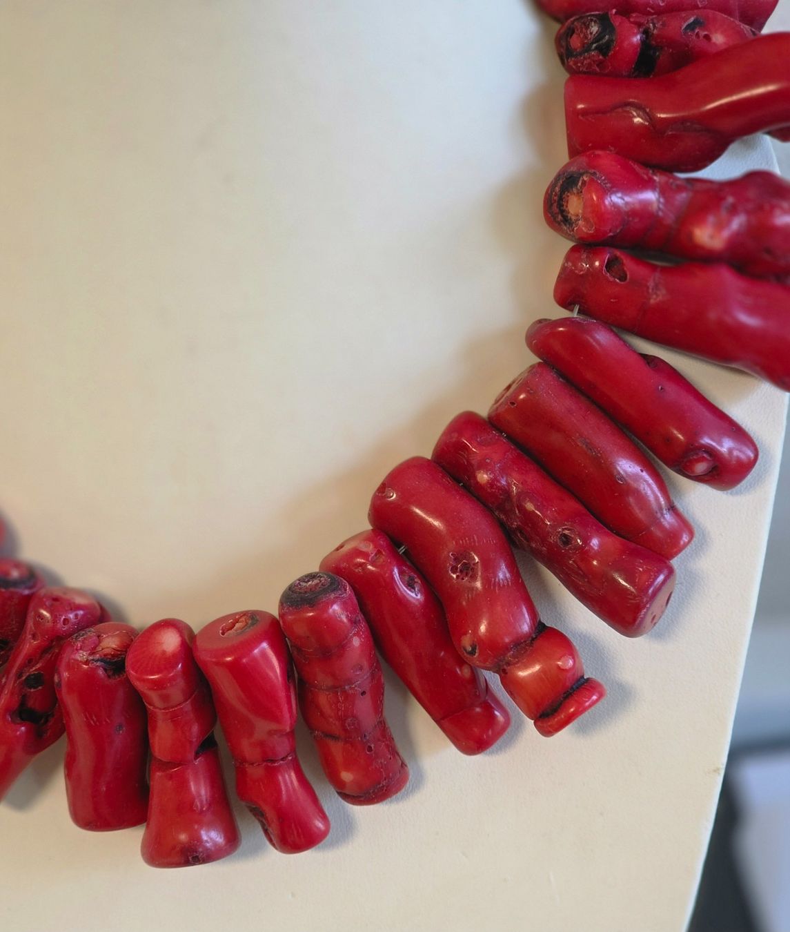 Ketten: Korallenkette rot ungeschliffen – Neu (gemäss Beschreibung) aus Zürich von Bieter04 5
