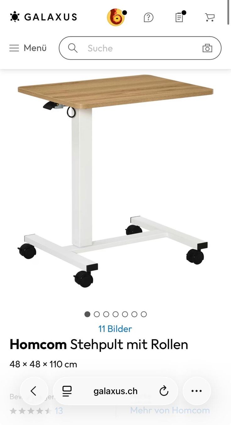 Scrivanie: Design standing desk with wheels – Usato da Zürich venduto da Mat_P
