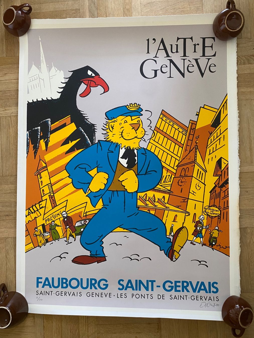 Foto & Immagini: EXEM Affiche sérigraphie signée numérotée Saint-Gervais – Usato da Genève venduto da fel01