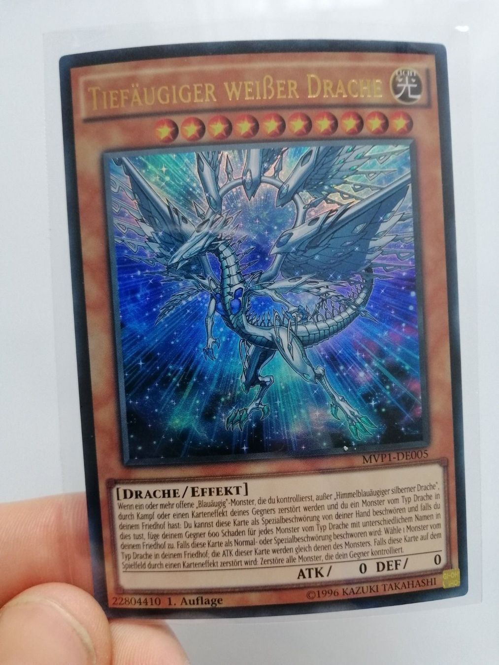 Yugioh Carte collezionabili: Tiefäugiger weisser Drache UR 1.Auflage – Nuovo (secondo la descrizione) da Boswil venduto da ShoppingCenterCity 6