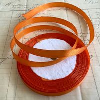 Satin Band Ruban 20 Meter orange Satinband