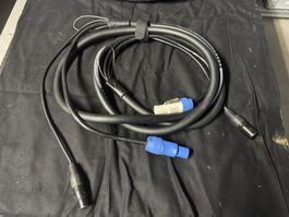 Hybridkabel | Netz & DMX | XLR 3-Pol 3m