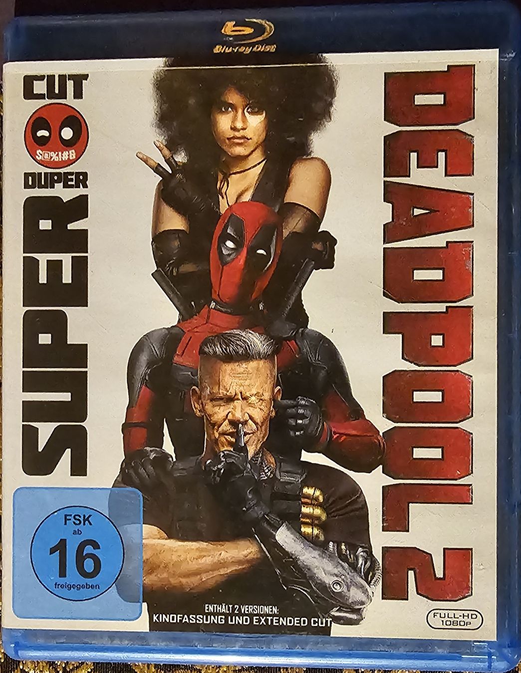 Alle DVDs: Deadpool 2 - Super Duper Cut - Blu-ray Top Zustand! – Gebraucht aus Auslikon von pacomugi