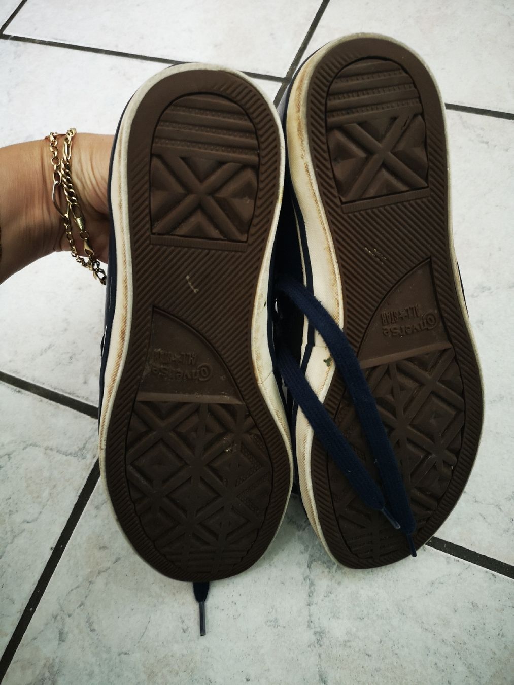 Converse Scarpe da donna: Converse Leder sneaker gr. 37 dunkelblaue – Usato da Sevelen venduto da gsandax 4