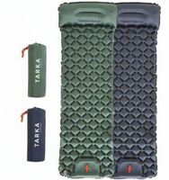 2x Selbstaufblasbare Isomatte mit Kissen & Pumpe integriert