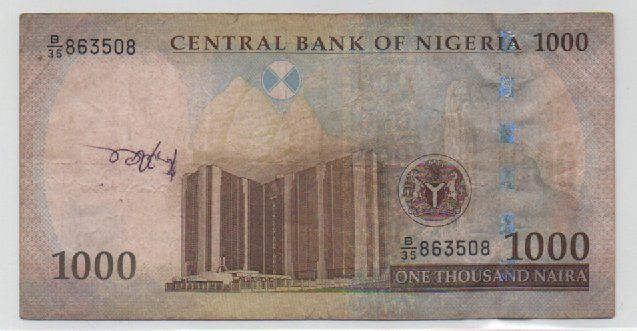 Banconote: 1000 NAIRA - ANNO 2005 - NIGERIA – Usato da CHIASSO venduto da Rochelle59. 1