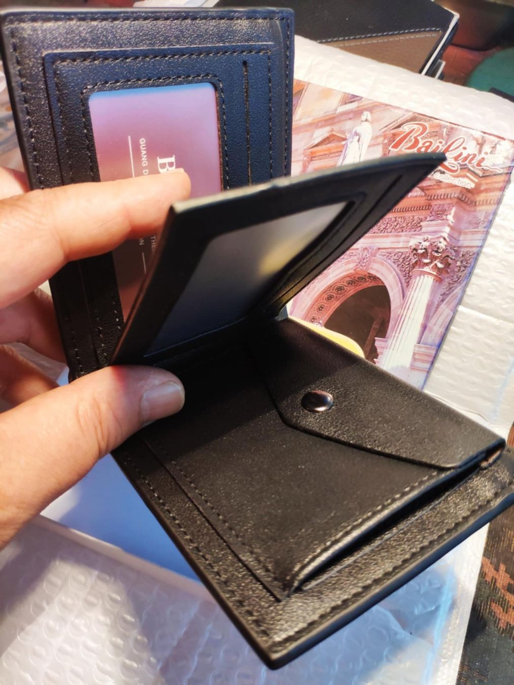 Brieftaschen: Portemonnaie schwarz sehr elegant – Neu und originalverpackt aus Minusio von graziano11 8