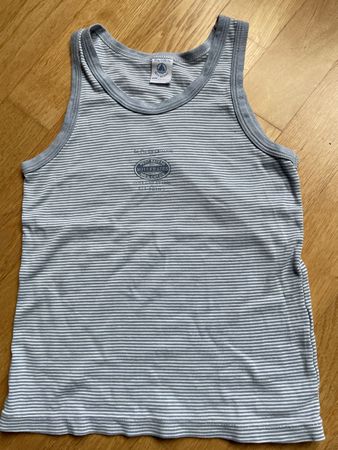 Petit Bateau Unterhemd gestreift, Grösse 138