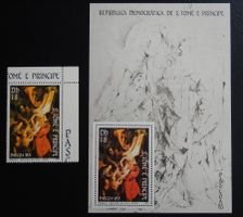S.Tome e Principe Kat. 822 & Block 121 ** 1983 Kat. 13 Euro
