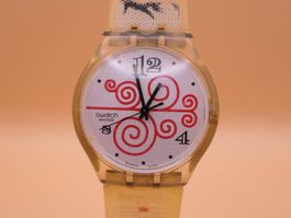 Swatch Jelly in Jelly "Good Destiny" SUJK131, neue Batterie