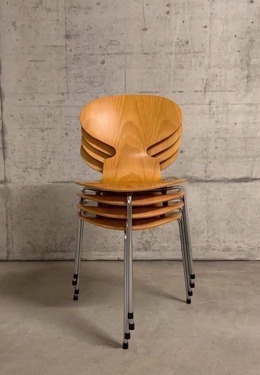 Fritz Hansen Chaises: set . 4 stühle 3100 . arne jacobsen . fritz hansen – D'occasion à Basel par Rmo4000 6