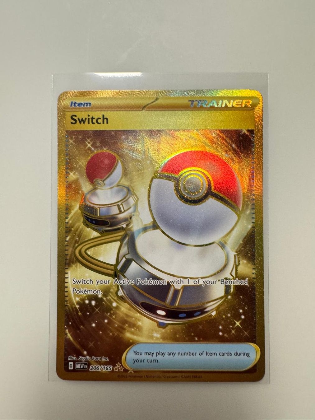 Pokémon Sammelbilder & Trading cards: Switch | Secret Rare | MEW 206/165 | EN – Gebraucht aus Spreitenbach von Snacky96 1