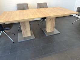 Esstisch ausziehbar Holzoptik guter Zustand