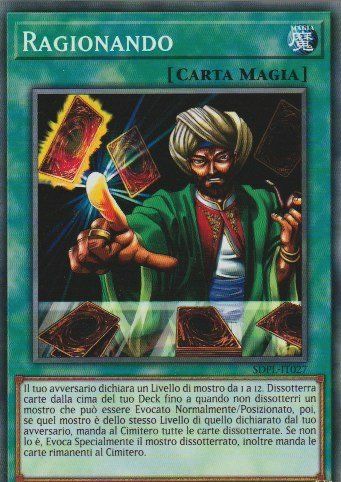 Yugioh Sammelbilder & Trading cards: tcg YU-GI-OH! SDPL IT027 carta magia RAGIONANDO – Neu (gemäss Beschreibung) aus Vezia von Aquarius_Age