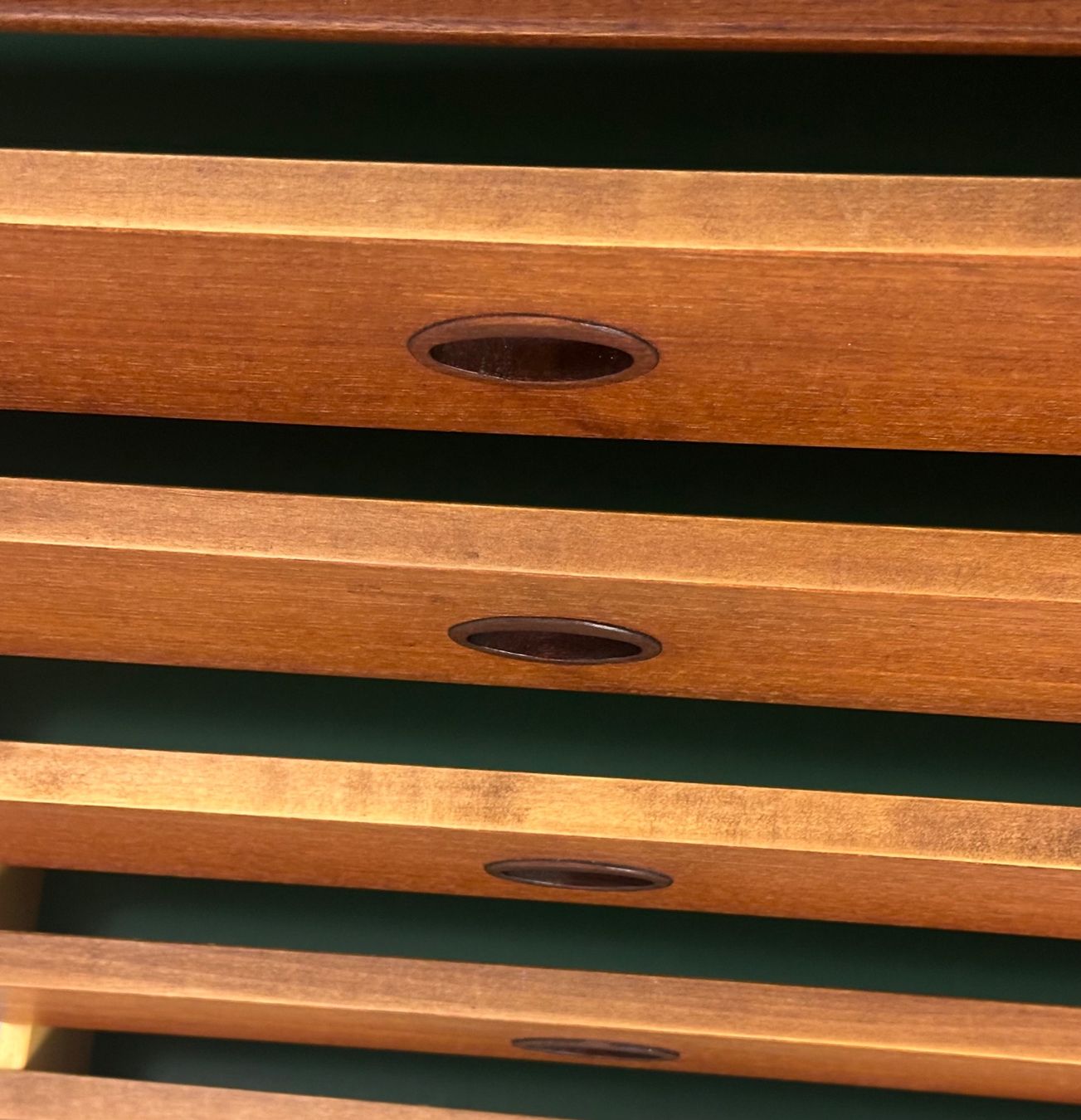 Cassettiere: Teak Kommode Nachtisch Denmark MidCentury 60s – Usato da Basel venduto da MidMod20C 5