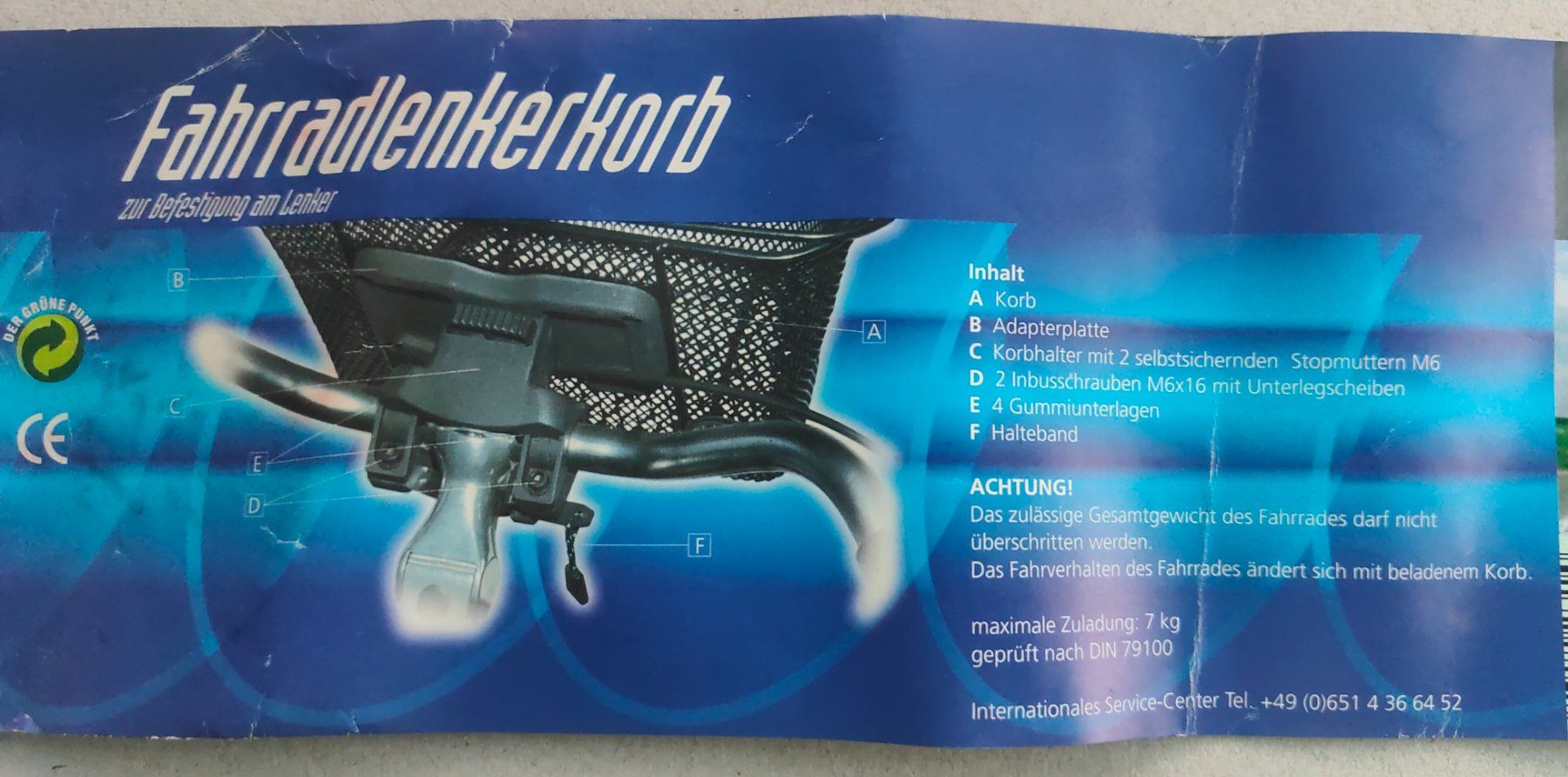 Pezzi di ricambio: Fahrradlenkerkorb, NEU !!!!!! – Nuovo (secondo la descrizione) da Flaach venduto da Lonzo99 4