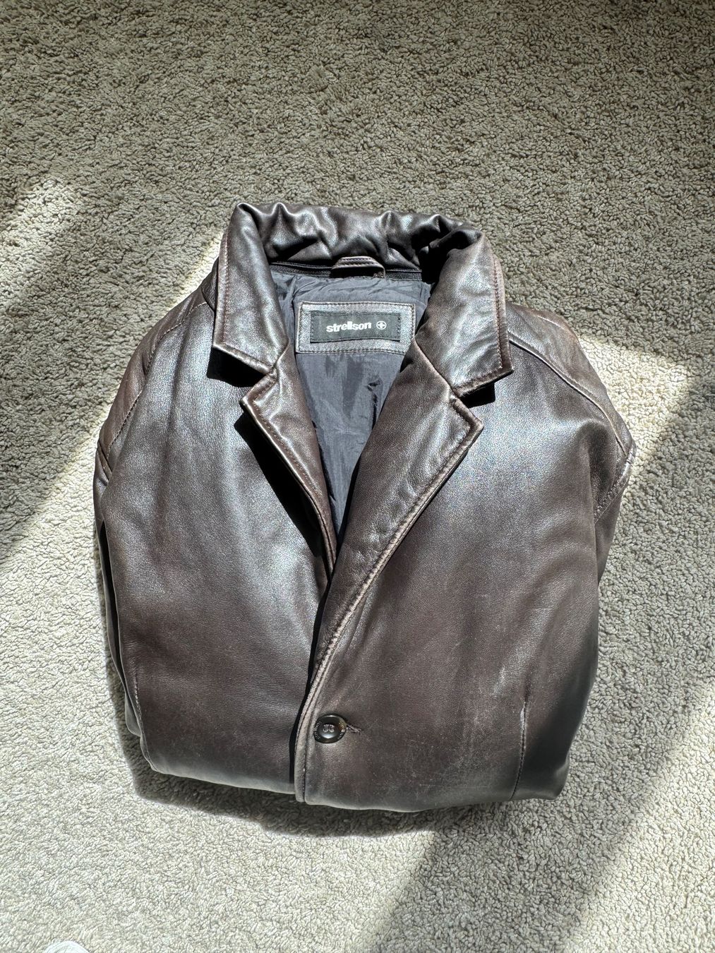 Strellson Manteaux: Edle Dunkelbraune Lederjacke Strellson Y2K – D'occasion à Basel par olo..ir 7