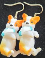 Ohrringe Hunde Motiv (Corgi) neu