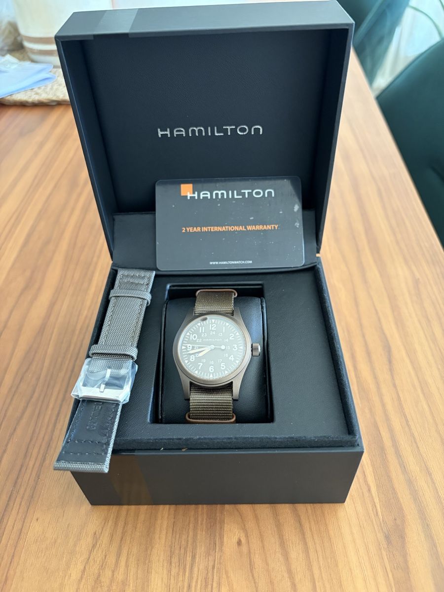 Hamilton Orologi: Hamilton Khaki Field Mechanical 38 mm  – Usato da Derendingen venduto da testasullaluna