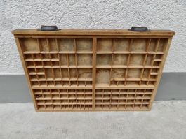 alte Setzkasten Schublade