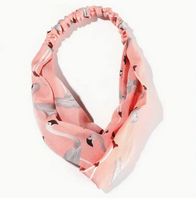 HAARBAND FLAMINGO, ROSA, ELASTISCH  NEU