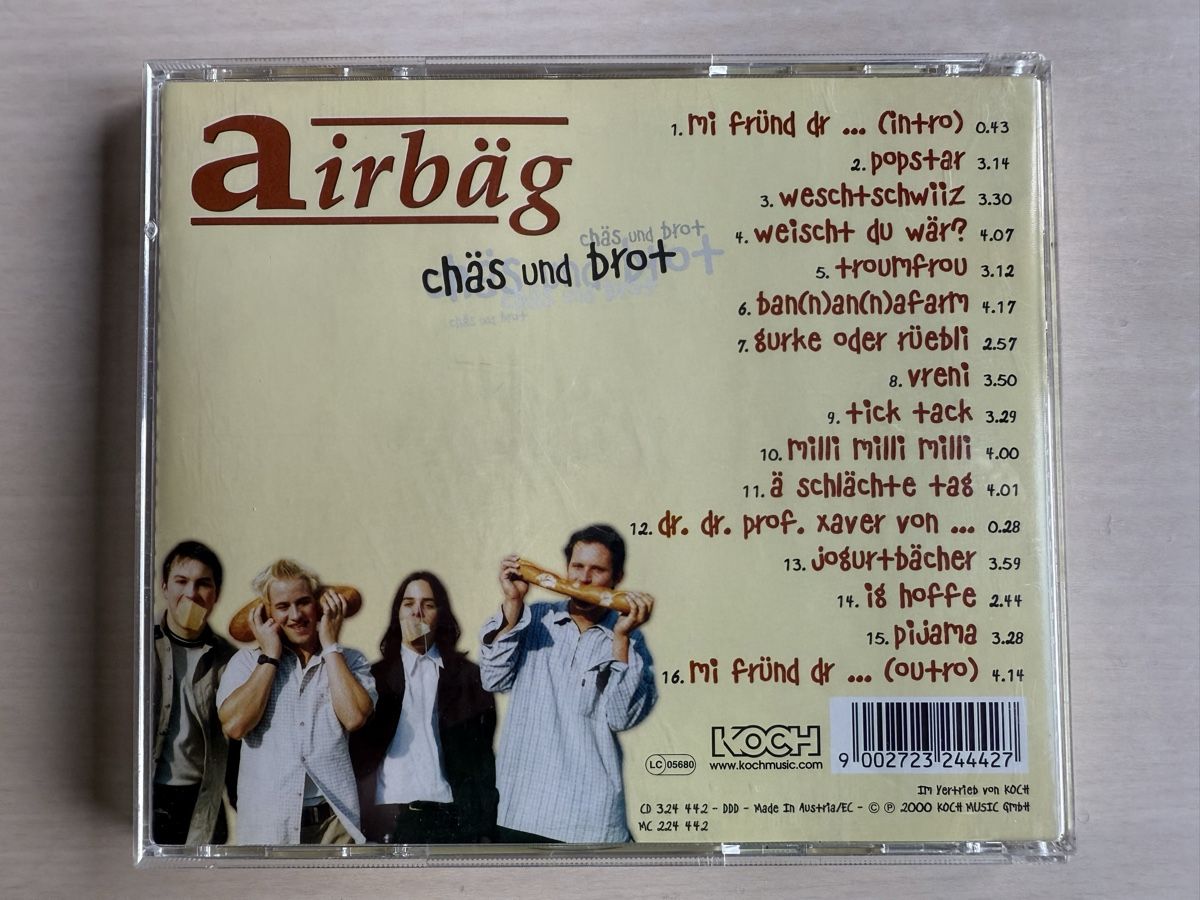CDs: Trauffer mit Airbag - Chäs und Brot CD  2000 – D'occasion à Oberried Brienz par Chyara 1