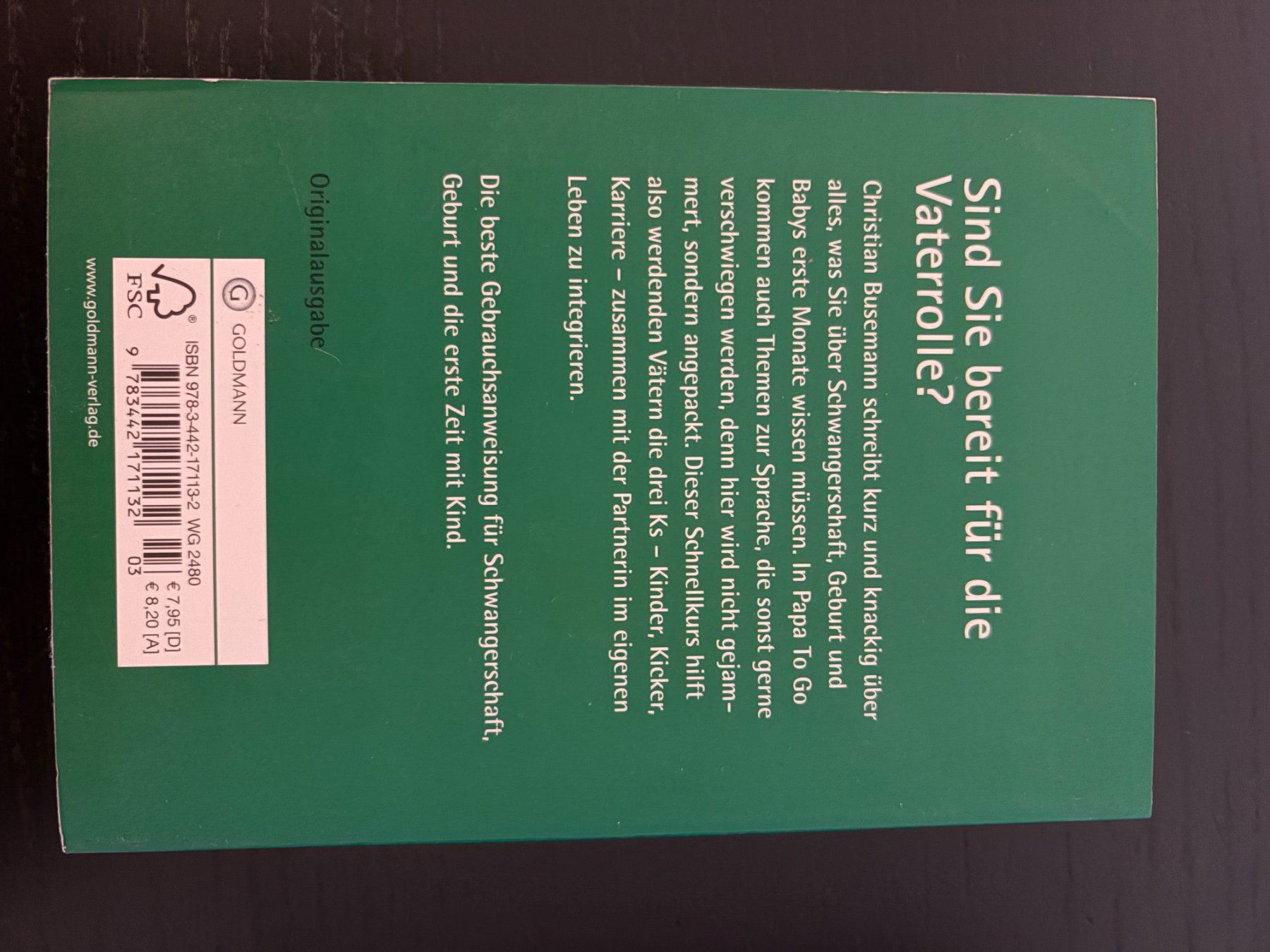 Libri: Diverse Ratgeber Papa werden – Usato da Chur venduto da psn_vq5l 3