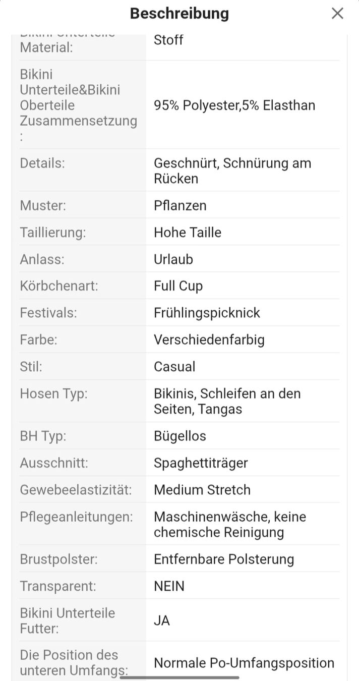 Costumi da bagno & Bikini: Bikini Set Gr. M,  Türkis-Grau-Weiss, NEU! – Nuovo e nell'imballaggio originale da Oberhofen TG venduto da tryxta 9