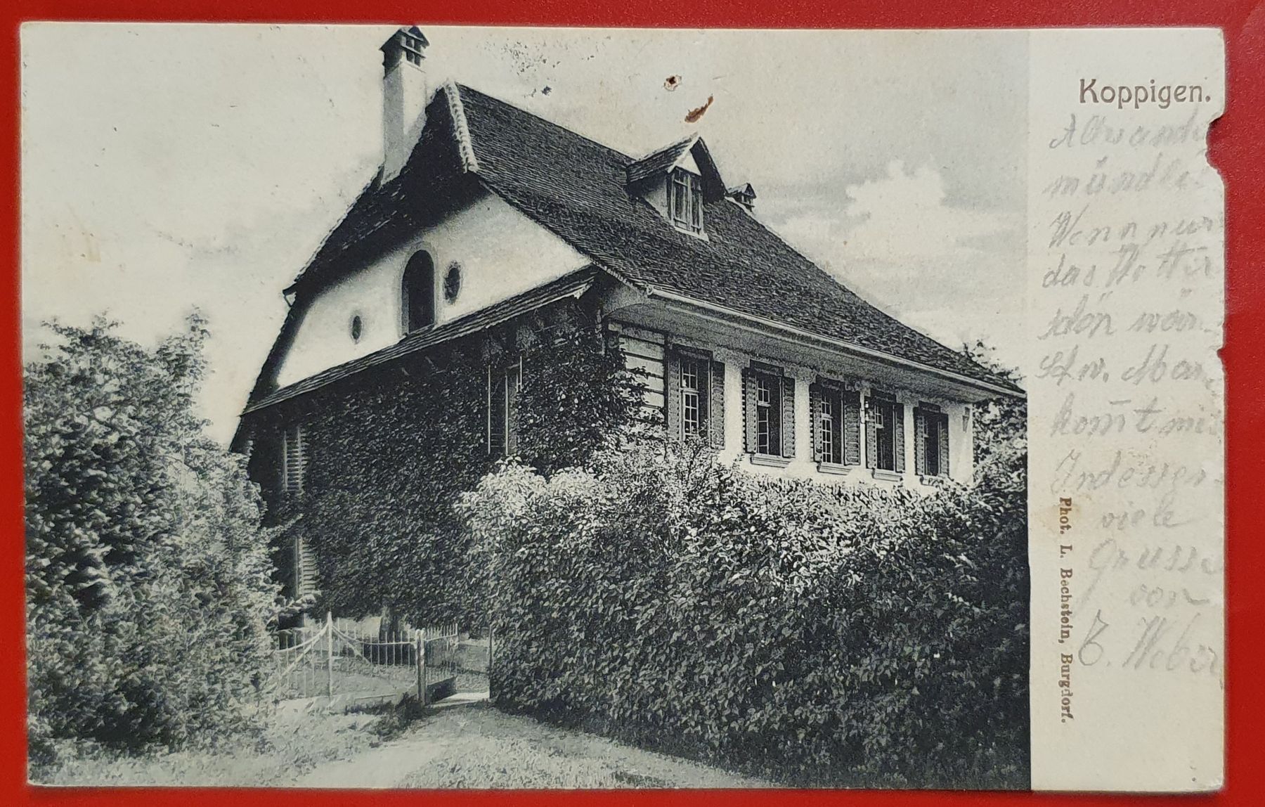 Cartoline postali: Koppigen 1910 – Usato da Kreuzlingen venduto da Rschweiz1
