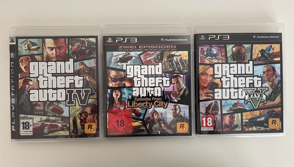 Grand Theft Auto Collection, GTA 4, GTA 5 Sony Playstation 3 (Gebraucht ...