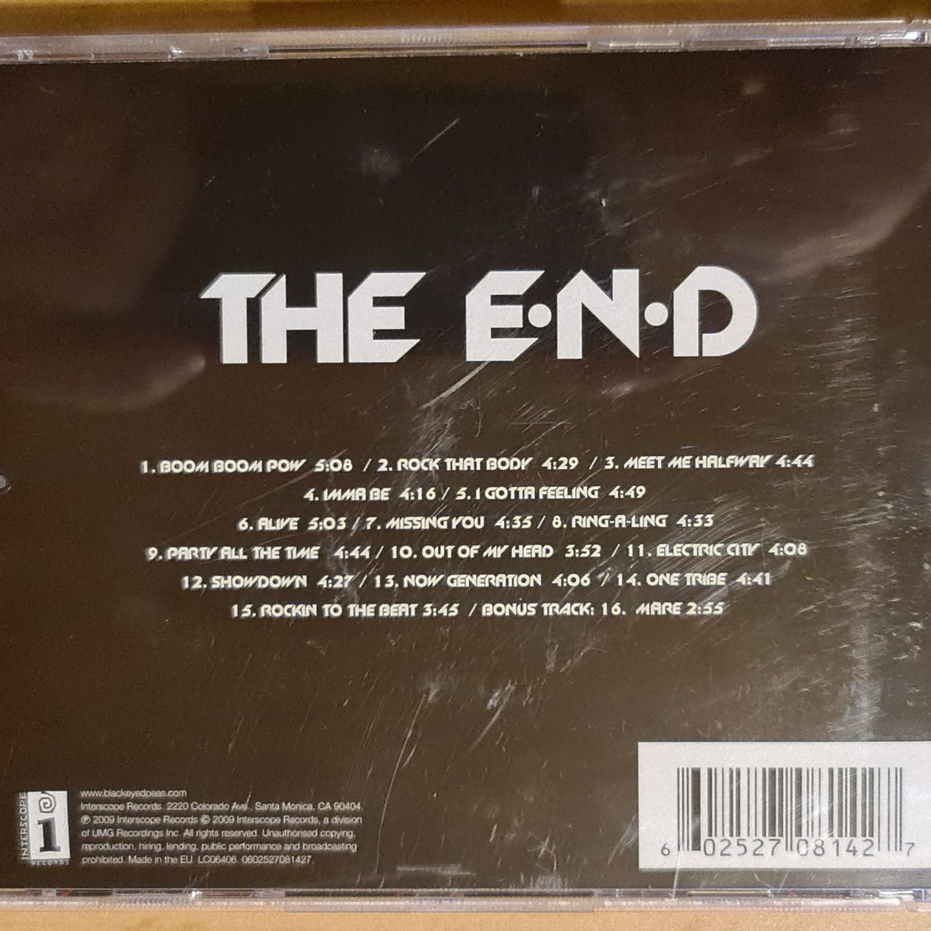 CD: The black eyes peas - the end CD – Usato da Dintikon venduto da Vexi 1