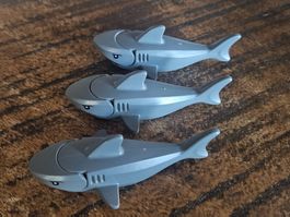 lego figurine animal Shark  les 3