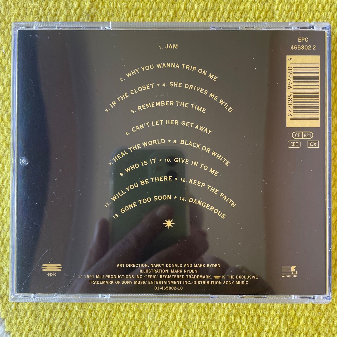 CDs: MICHAEL JACKSON-DANGEROUS – D'occasion à Rorschacherberg par CD-Roli 1