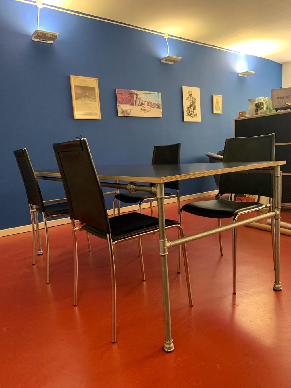 Tavoli: Stabiler Atelier- oder Bürotisch 180 × 90 cm – Usato da Zürich venduto da cluethi 4