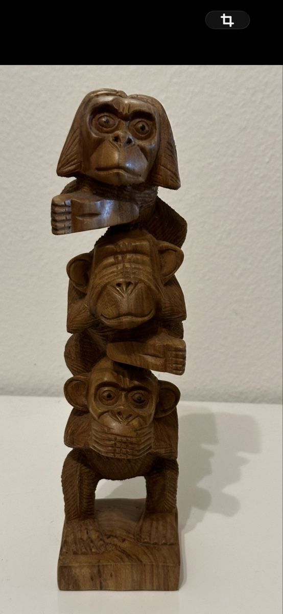 Sculture & Statue: Figur Die 3Affen aus Holz – Nuovo (secondo la descrizione) da Basel venduto da Ivana_4