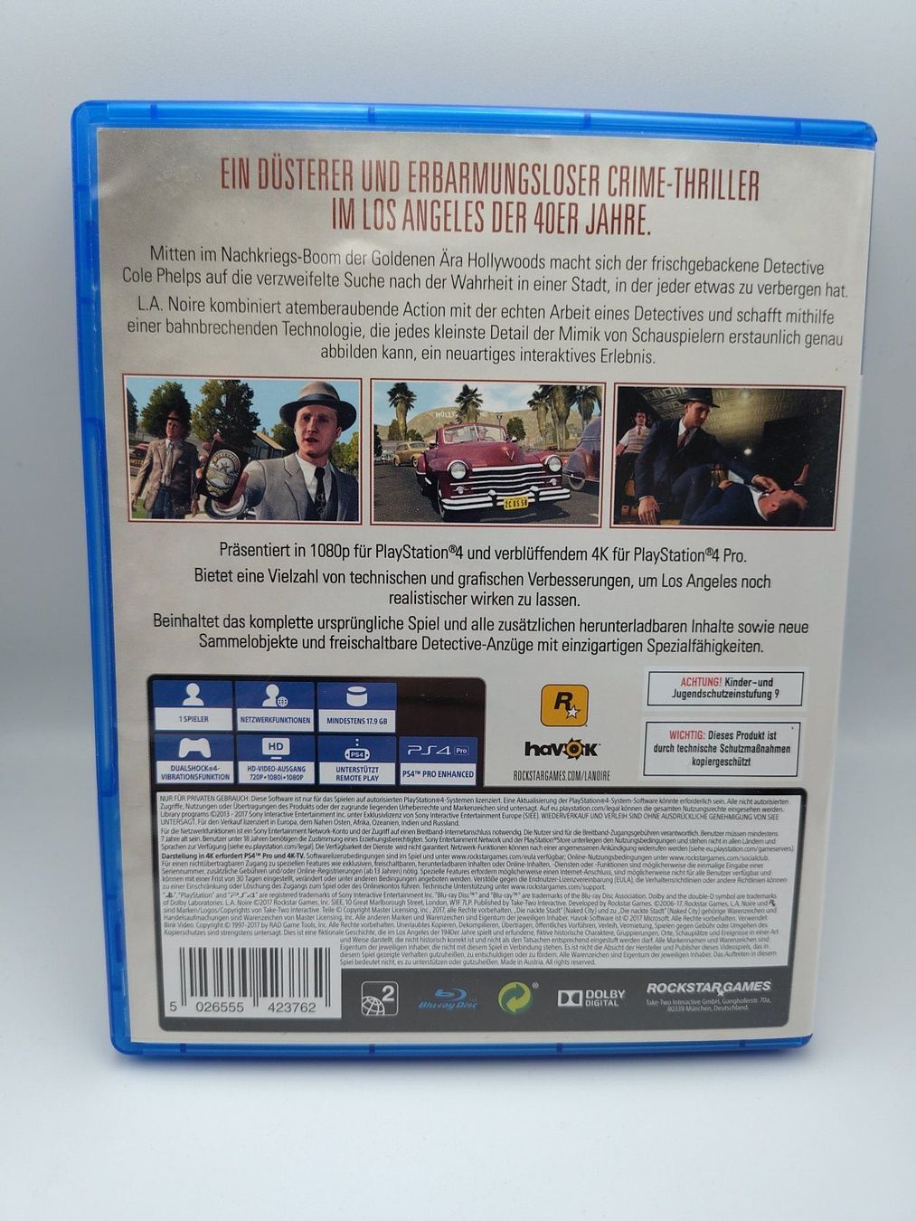 Sony Giochi: L.A. Noire (Playstation 4 / PS4) – Usato da Kloten venduto da SuperRetroPixels 3