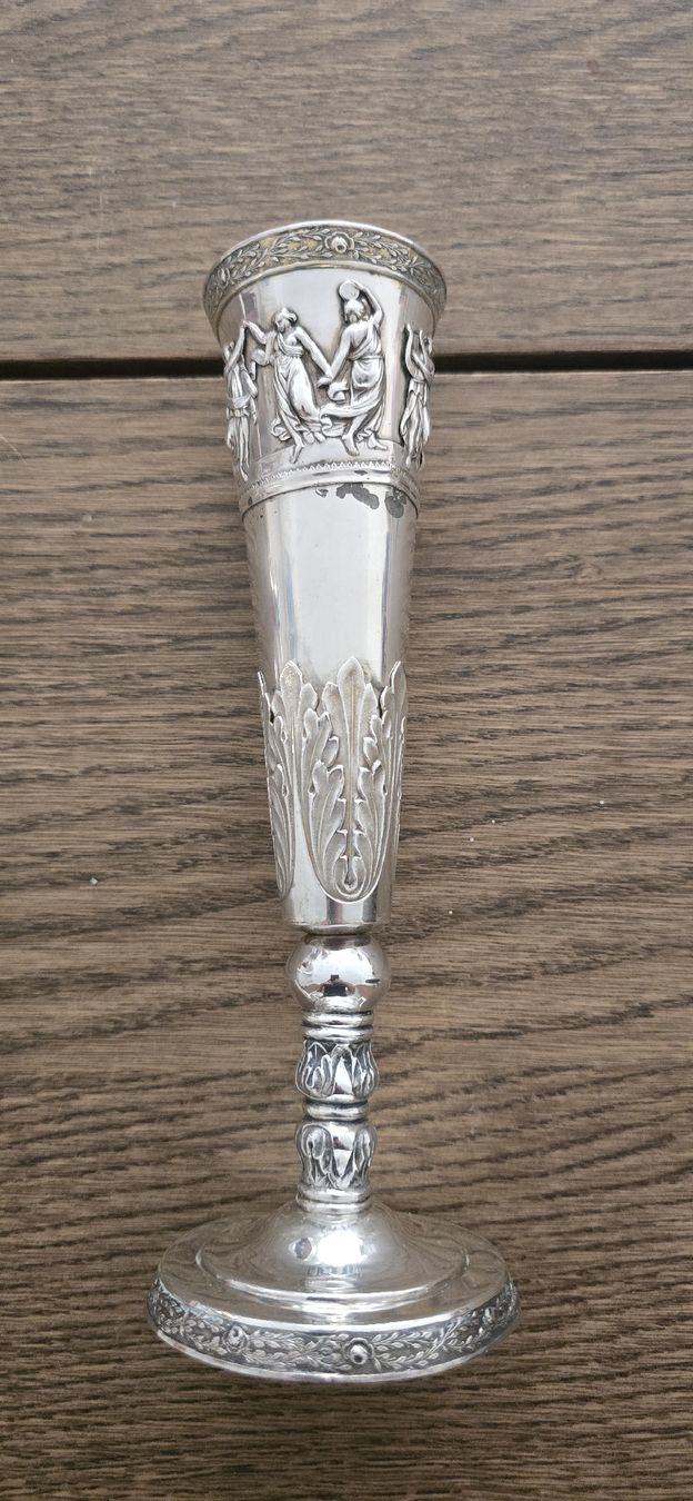 Tutte le decorazioni: Flûte argent 875 dorée Russie 19 eme – Usato da Martigny venduto da pivert03