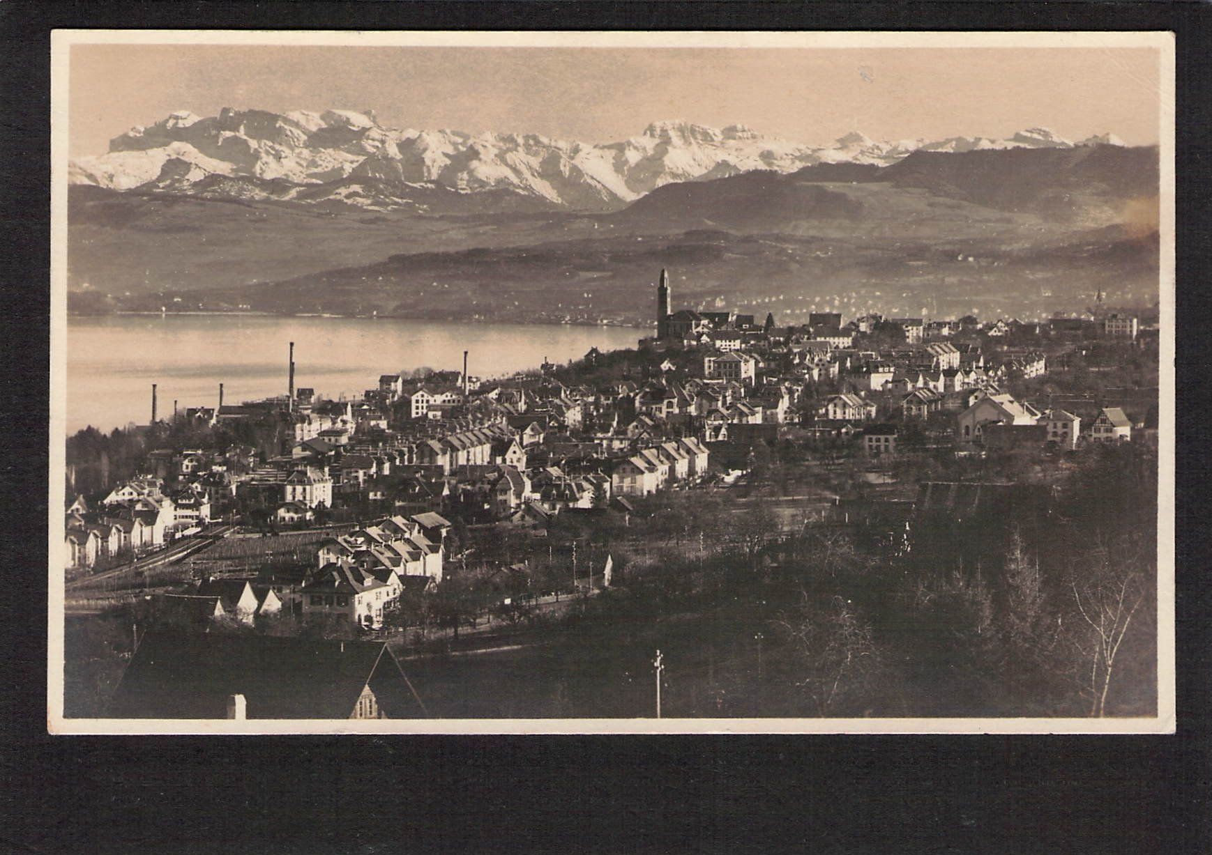 Ansichtskarten: #Thalwil ZH , gel. 1922 – Gebraucht aus Reichenburg von Pipo-67