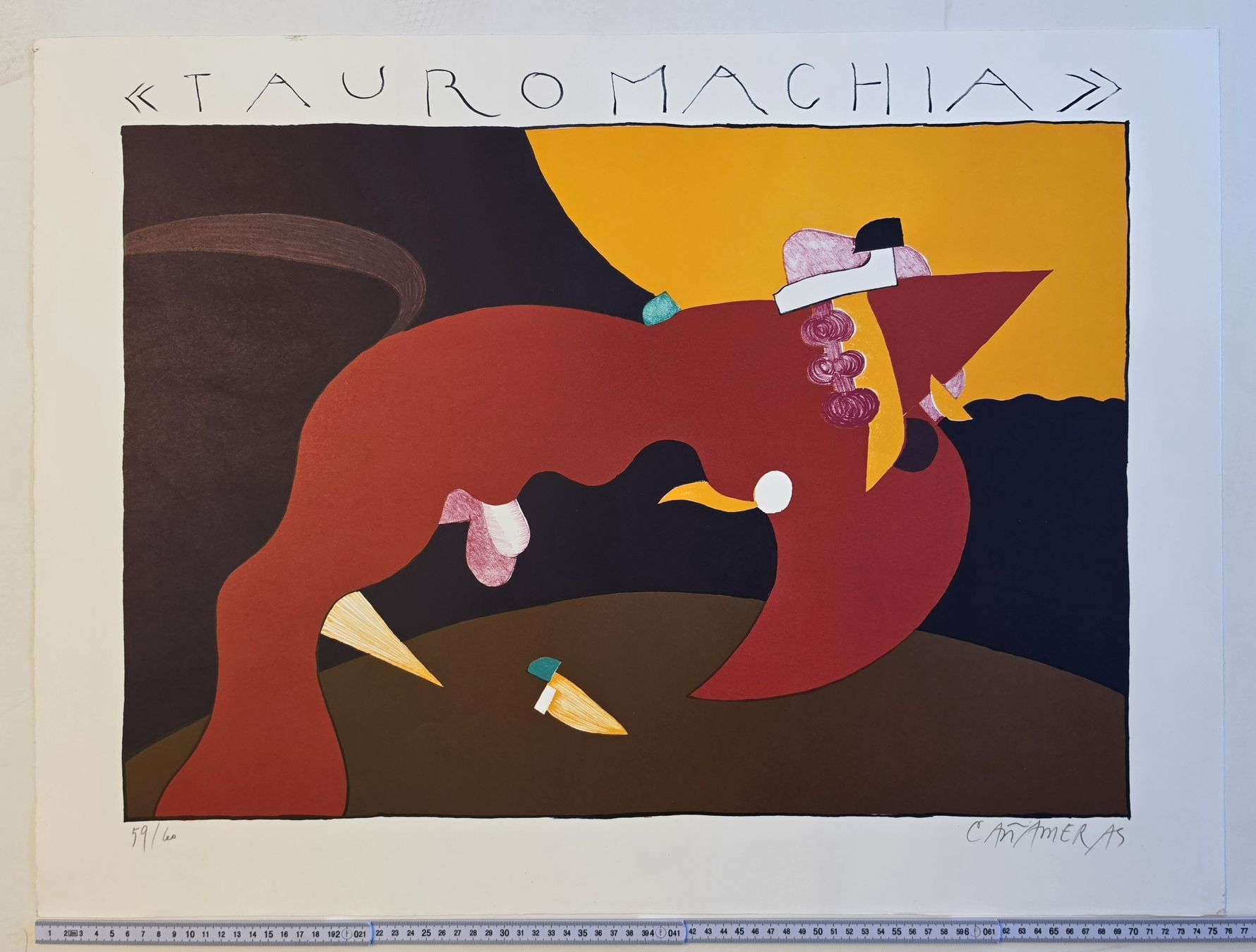 Grafica & Litografie: Canameras Orig. Farblithografie handsigniert num. – Usato da Emmenbrücke venduto da Kunstankaufverkauf9