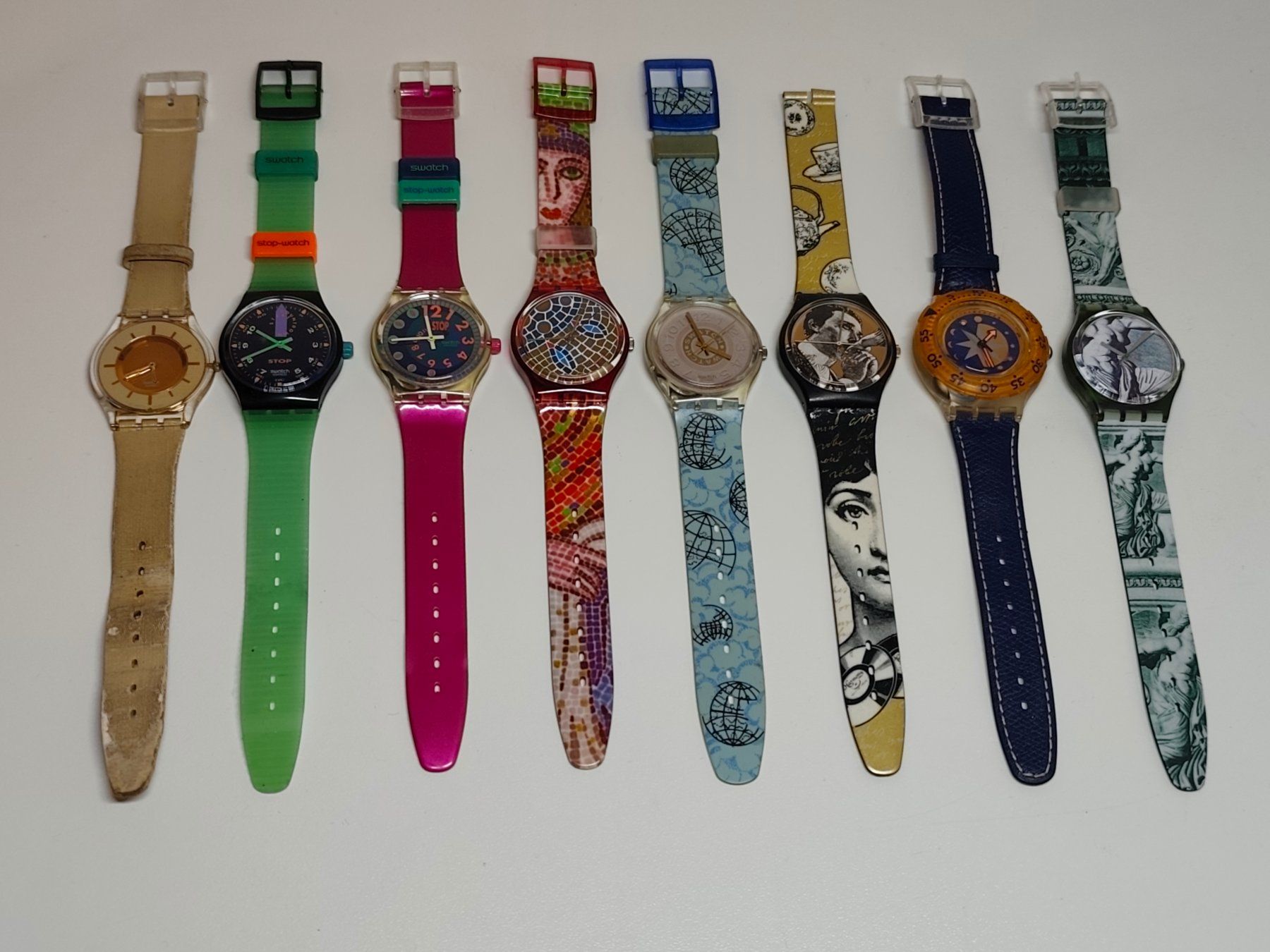 Swatch Orologi: Uhren Lot 8 Swatch Uhren – Difettoso da Eschenbach SG venduto da Piratenschatz