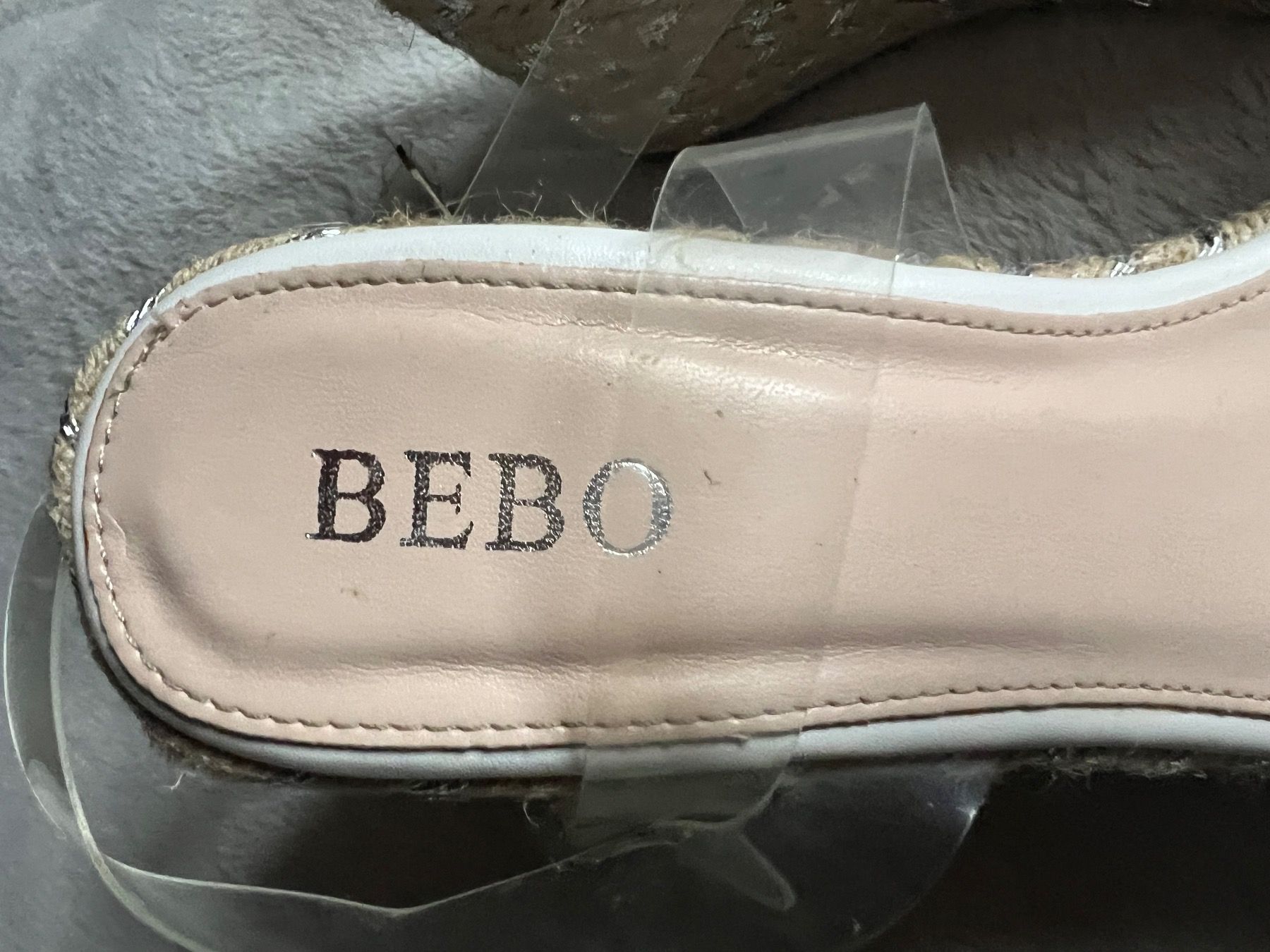 Scarpe da donna: BEBO Keilsandalette/Espadrilles transparent Gr.40-40.5 – Nuovo (secondo la descrizione) da Niederlenz venduto da casita9 5