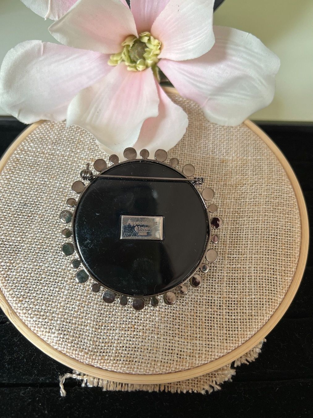 Spille & Fermagli: Schöne grünliche Brosche – Usato da Seon venduto da Sunny-Schmuck78 2