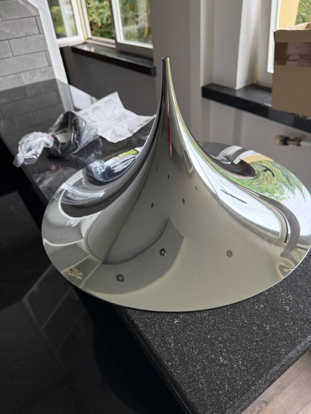 Regent Lampadari & plafoniere: Deckenlampe Design Chrom Weiss neuwertig – Nuovo (secondo la descrizione) da Ennetbaden venduto da Data_100